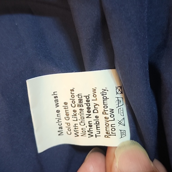 P Prettygarden Elegant Navy Blue Ruffle Dress - Picture 7 of 8